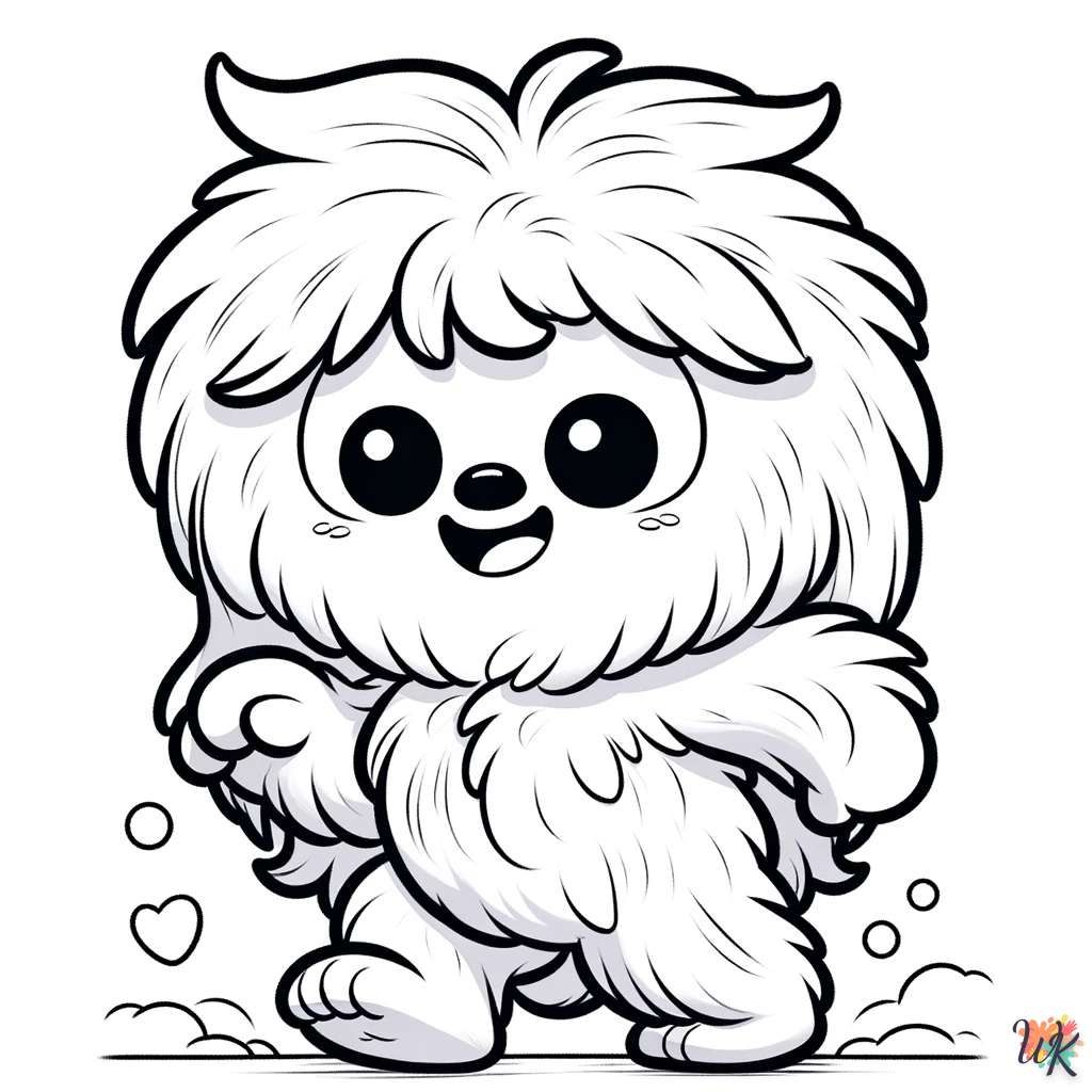 Abominable kleurplaten7