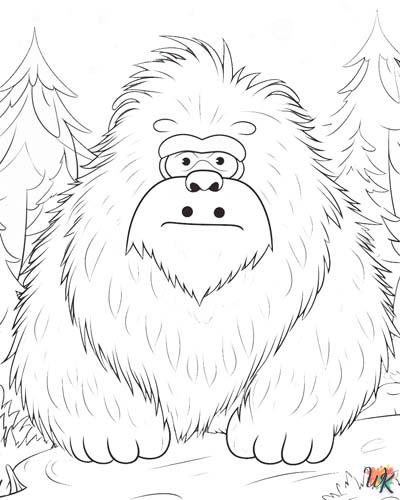 Abominable kleurplaten9