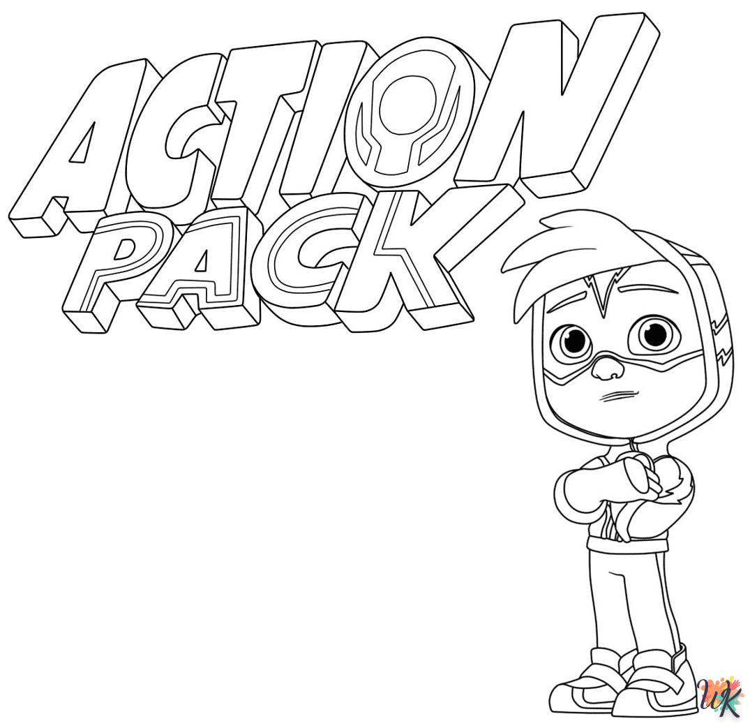 Action Pack Kleurplaten22