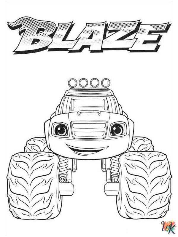 Blaze En De Monsterwielen Kleurplaten1
