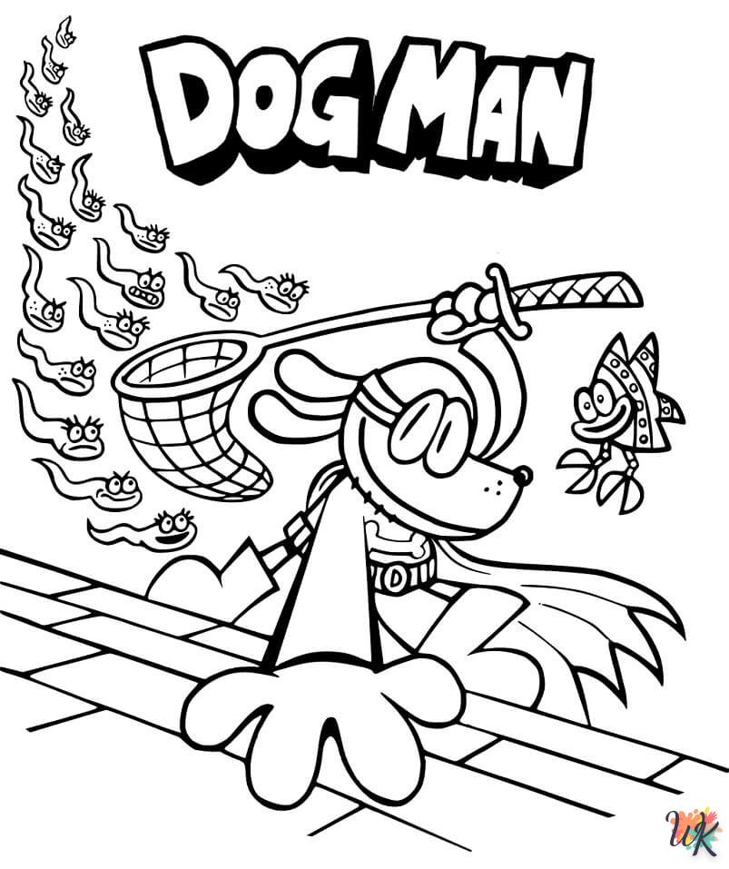 Dog Man kleurplaten10