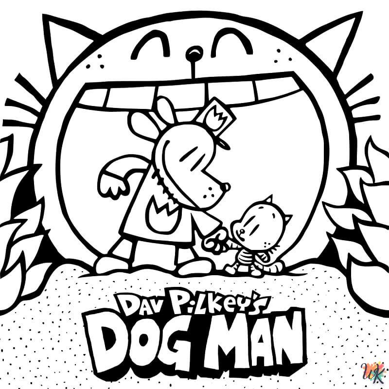 Dog Man kleurplaten12