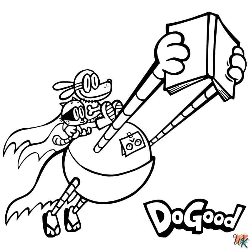 Dog Man kleurplaten13