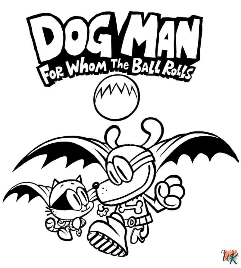 Dog Man kleurplaten15