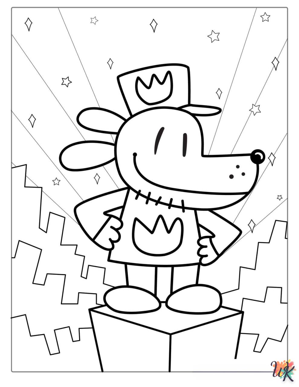 Dog Man kleurplaten16