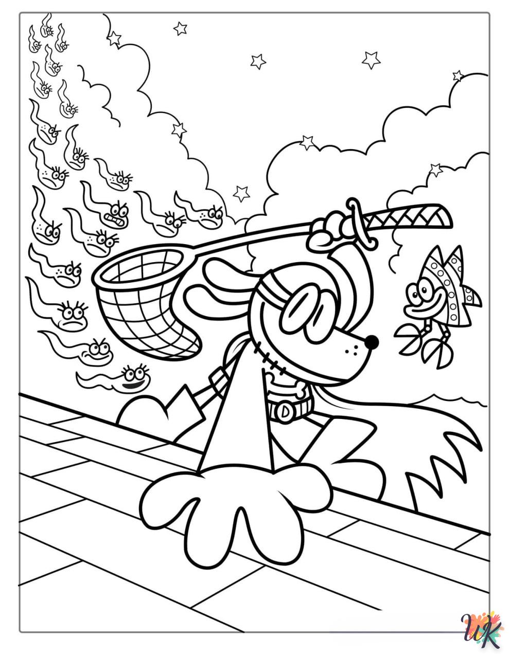 Dog Man kleurplaten19