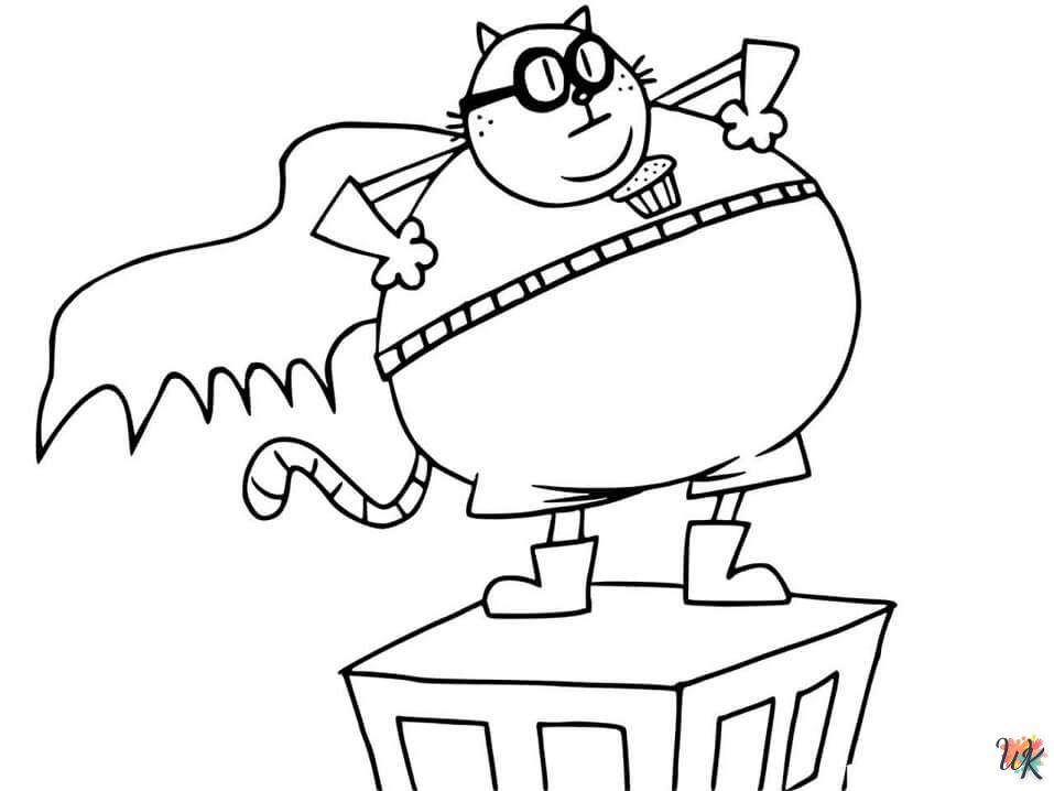 Dog Man kleurplaten2