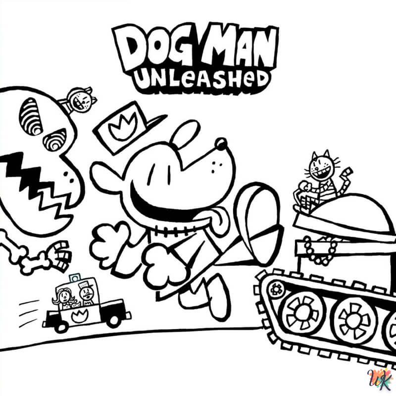 Dog Man kleurplaten20