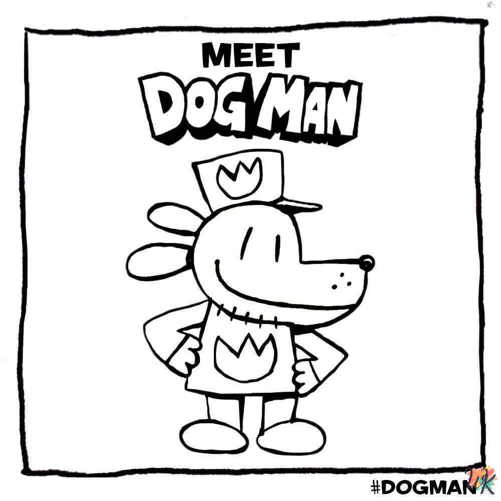 Dog Man kleurplaten22
