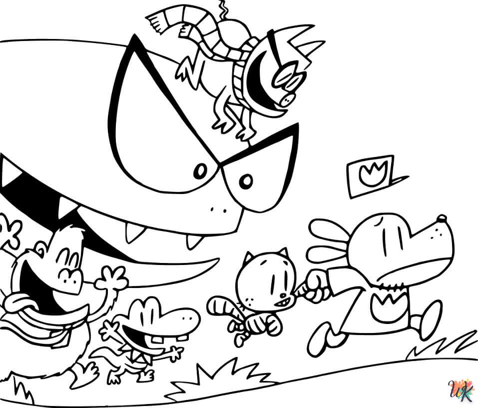 Dog Man kleurplaten23