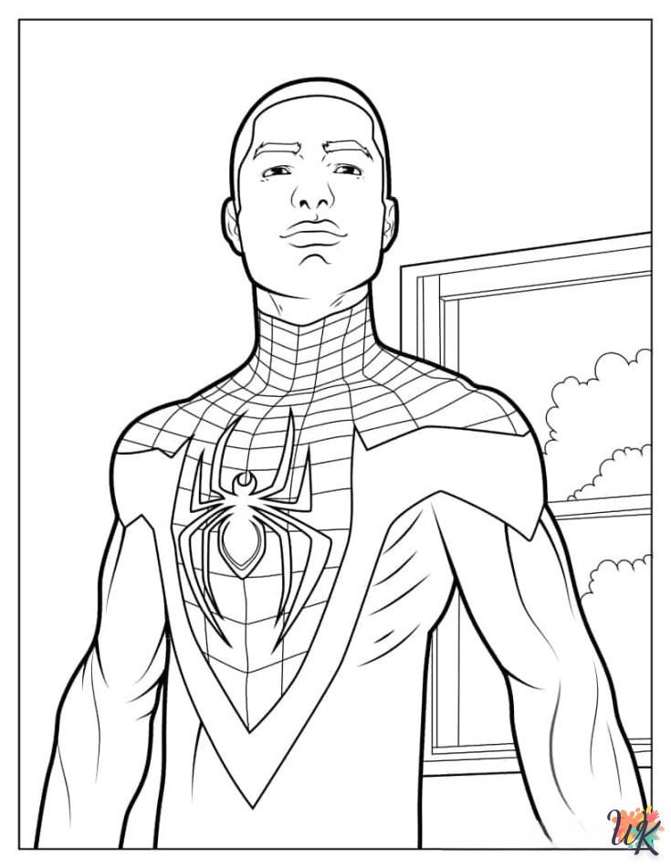 Miles Morales kleurplaten1