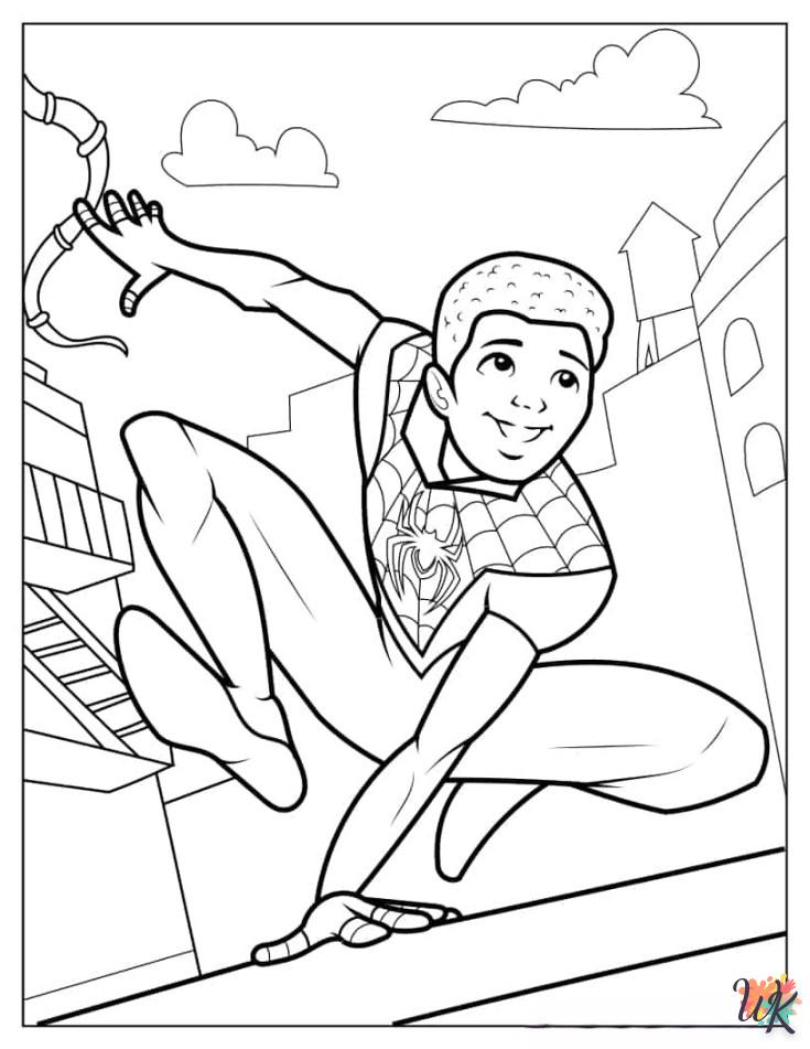 Miles Morales kleurplaten10