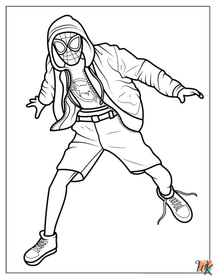 Miles Morales kleurplaten11