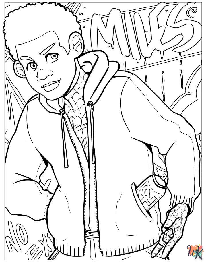 Miles Morales kleurplaten23