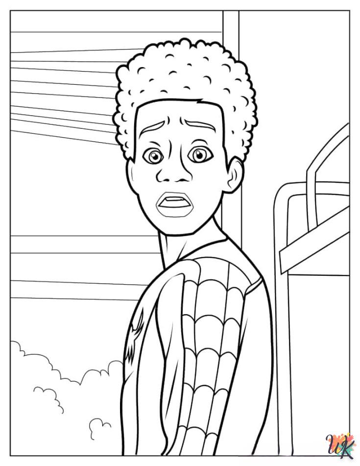 Miles Morales kleurplaten3
