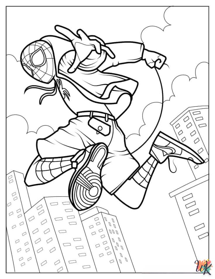 Miles Morales kleurplaten6