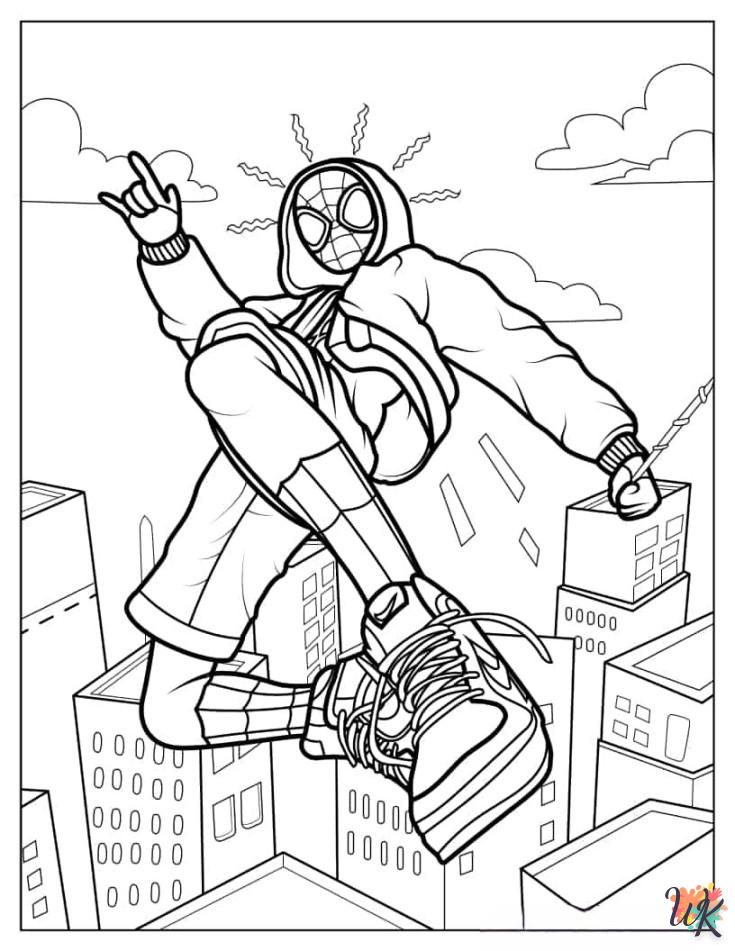 Miles Morales kleurplaten9