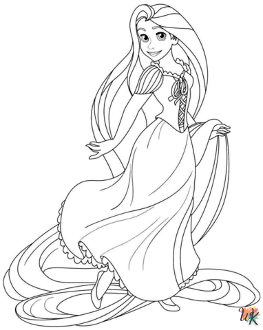 Rapunzel kleurplaten11