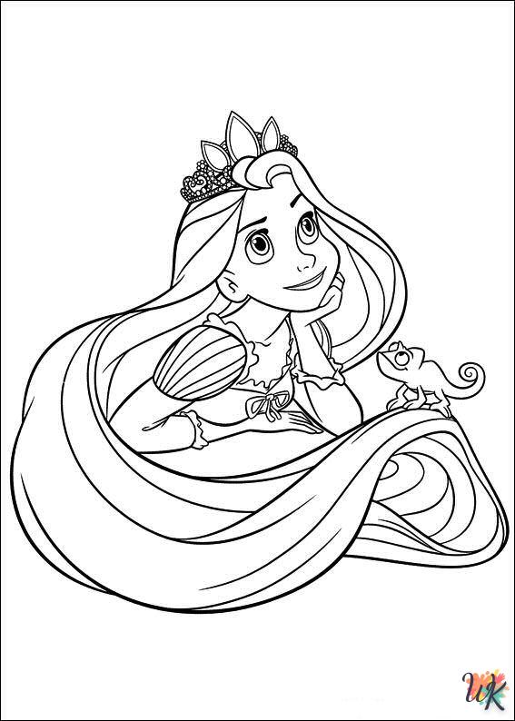 Rapunzel kleurplaten12