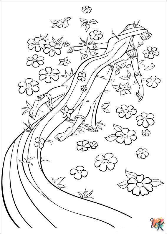 Rapunzel kleurplaten16