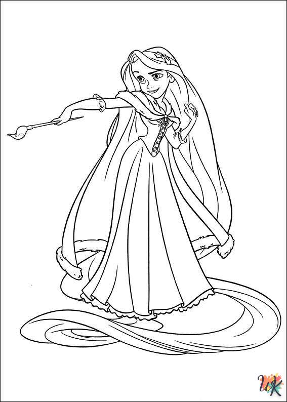 Rapunzel kleurplaten17
