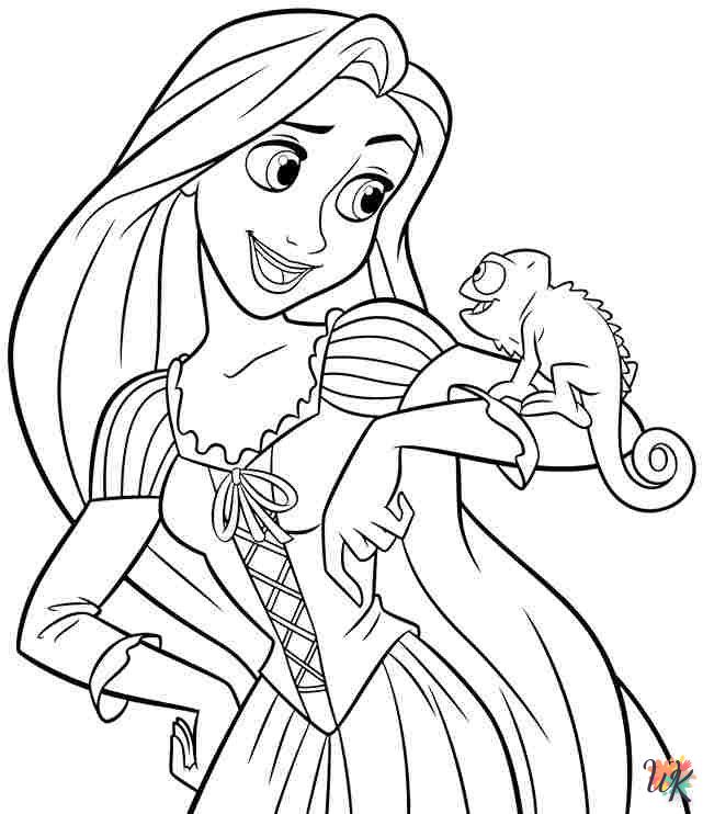 Rapunzel kleurplaten2