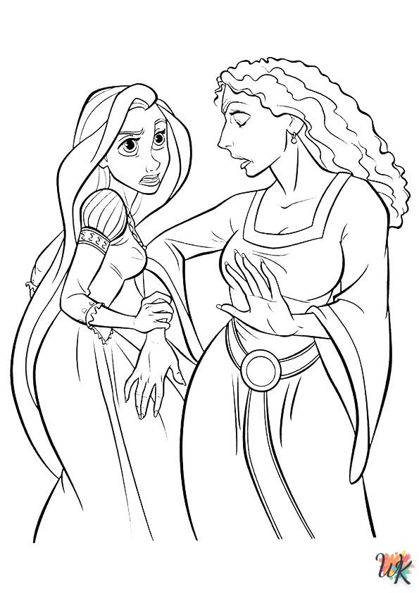 Rapunzel kleurplaten3