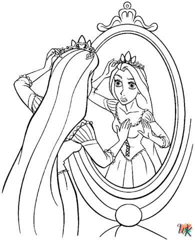 Rapunzel kleurplaten4