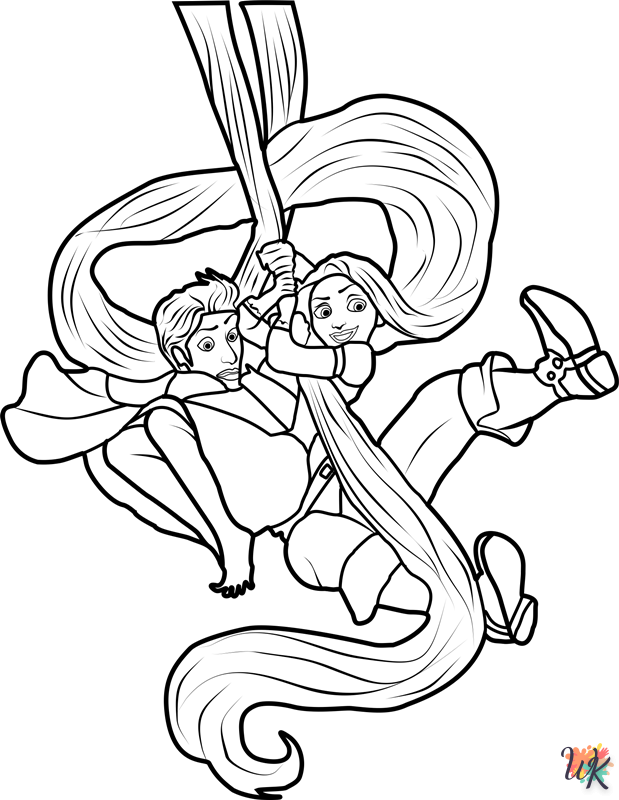 Rapunzel kleurplaten9