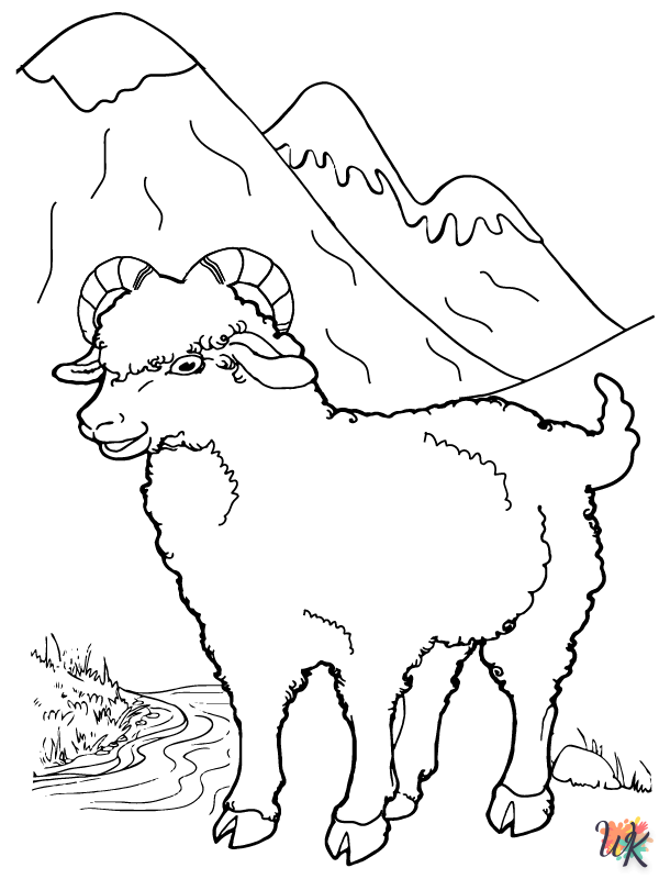 Schaap kleurplaten13