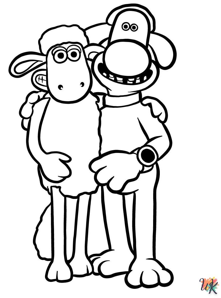 Schaap kleurplaten5