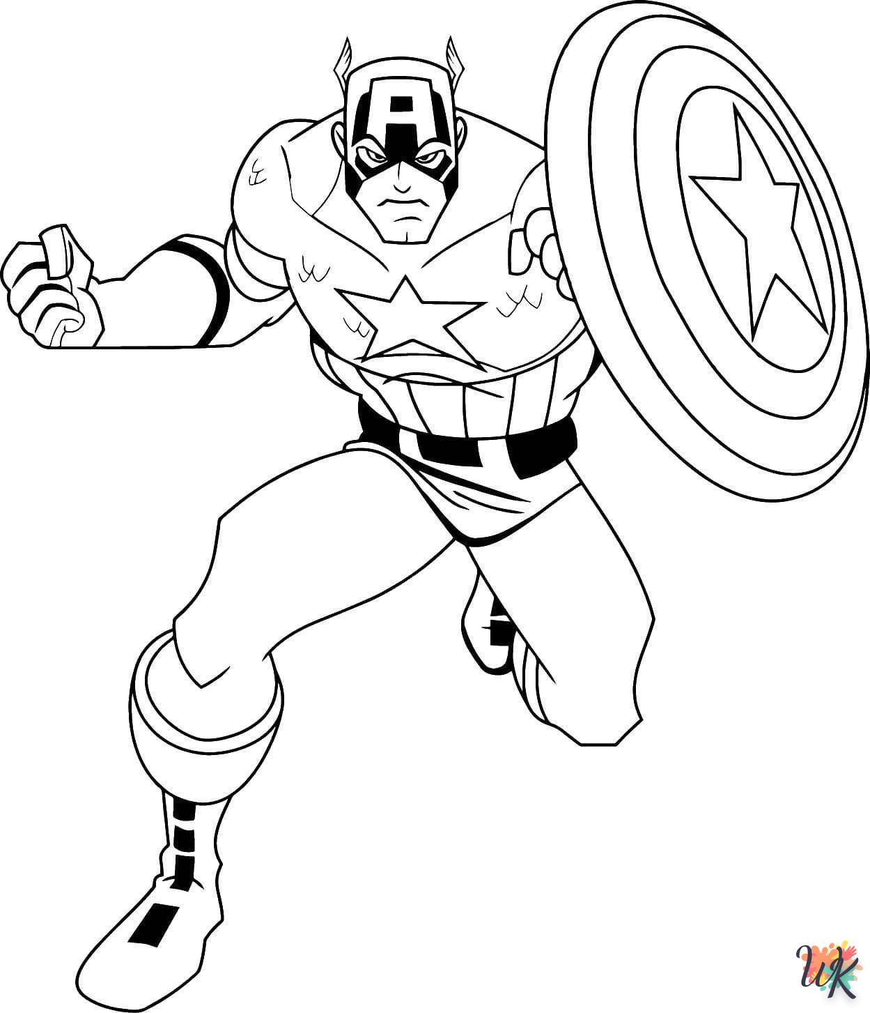 Superhelden kleurplaten24