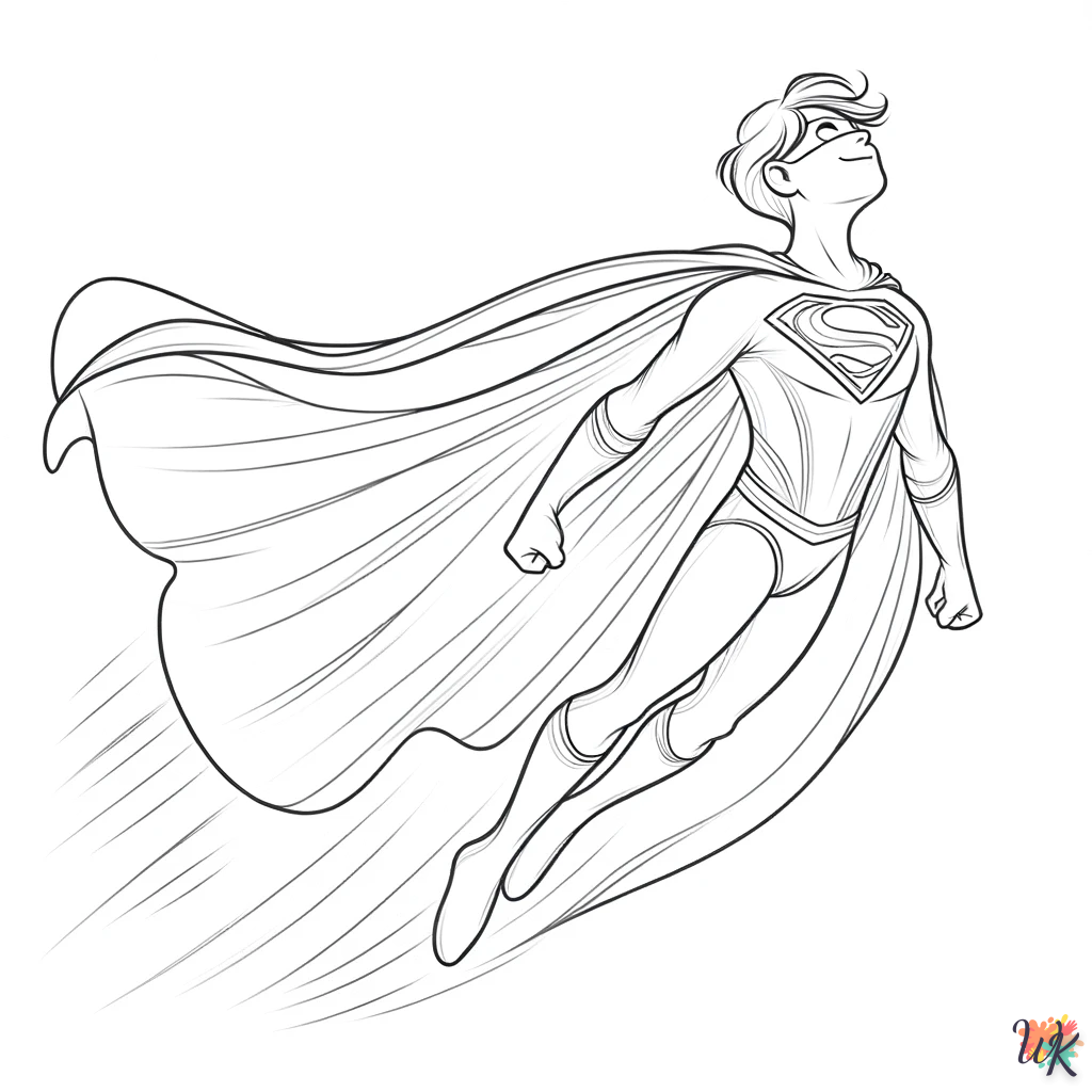 Superhelden kleurplaten5