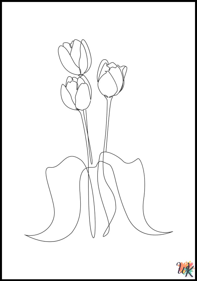 Tulpen kleurplaten2