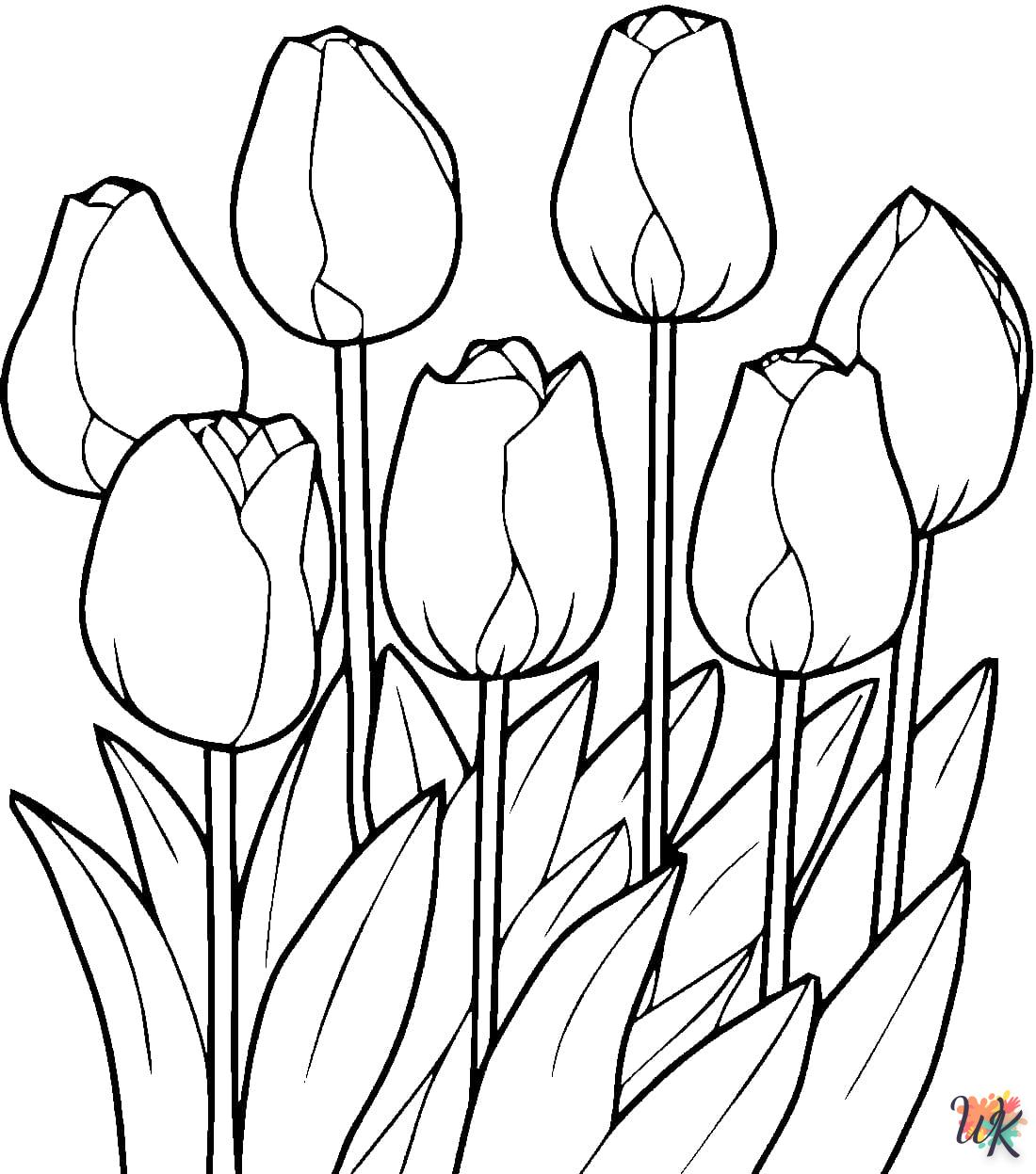 Tulpen kleurplaten22