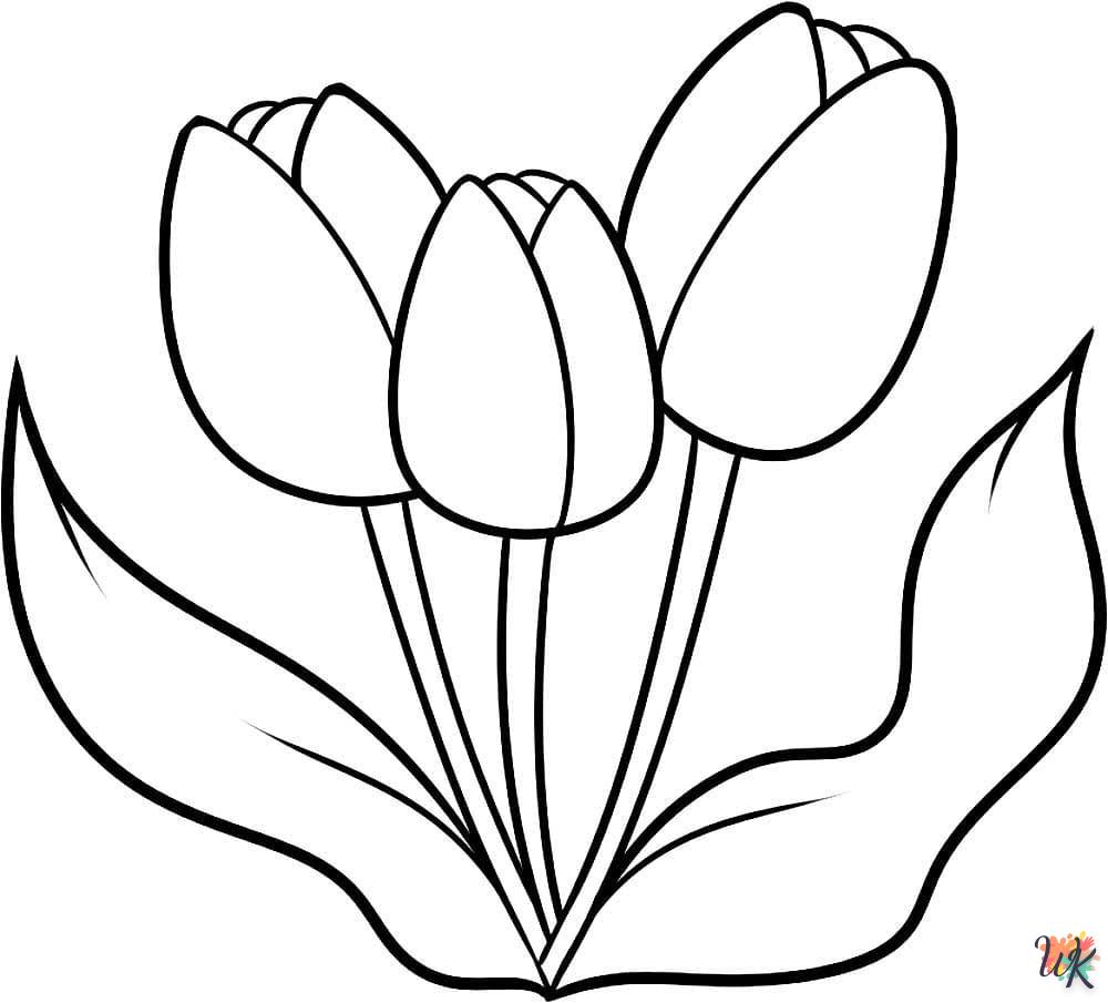 Tulpen kleurplaten26