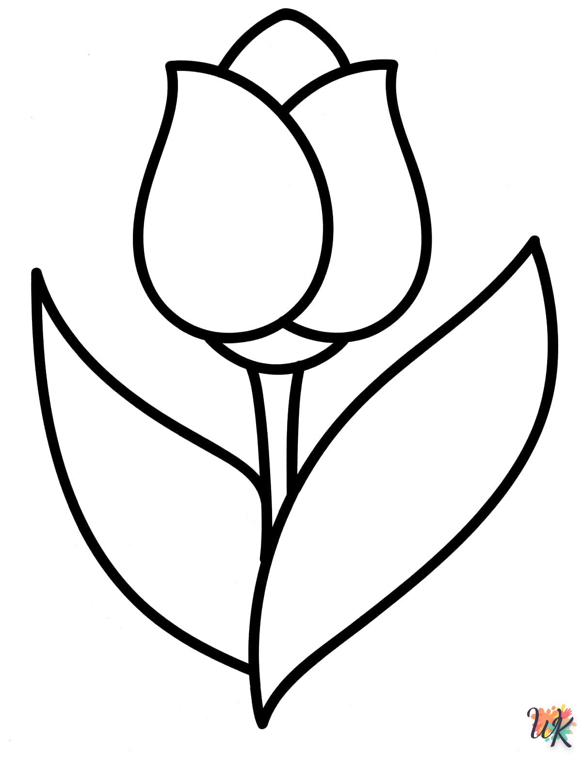 Tulpen kleurplaten3