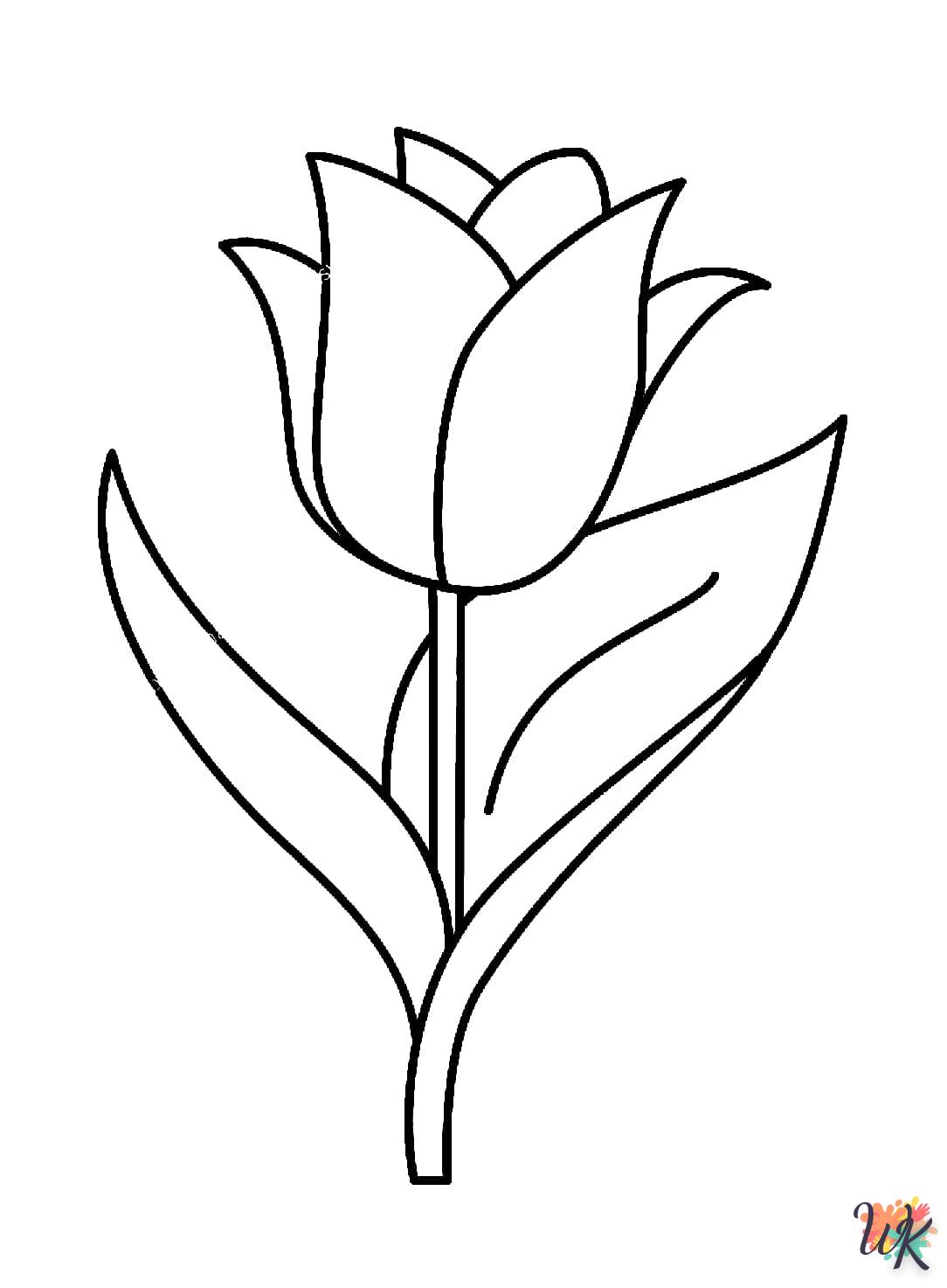 Tulpen kleurplaten33