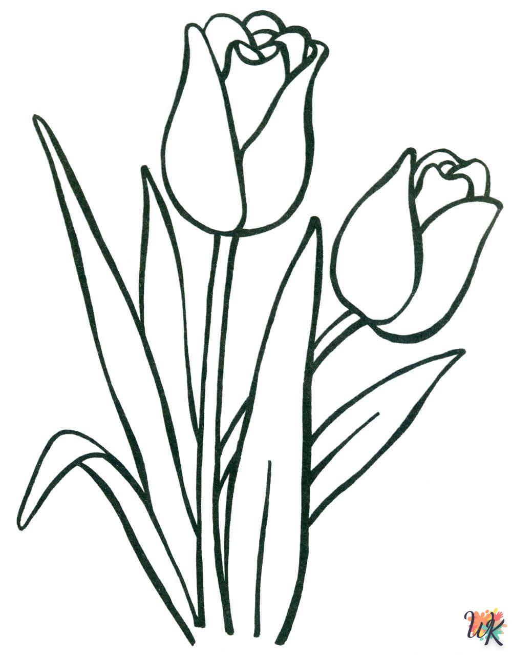 Tulpen kleurplaten9