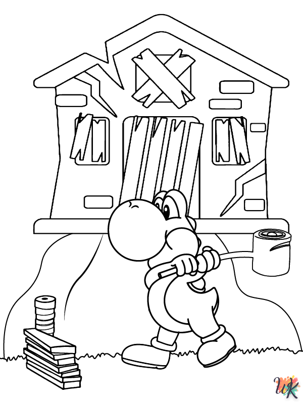 Yoshi kleurplaten10