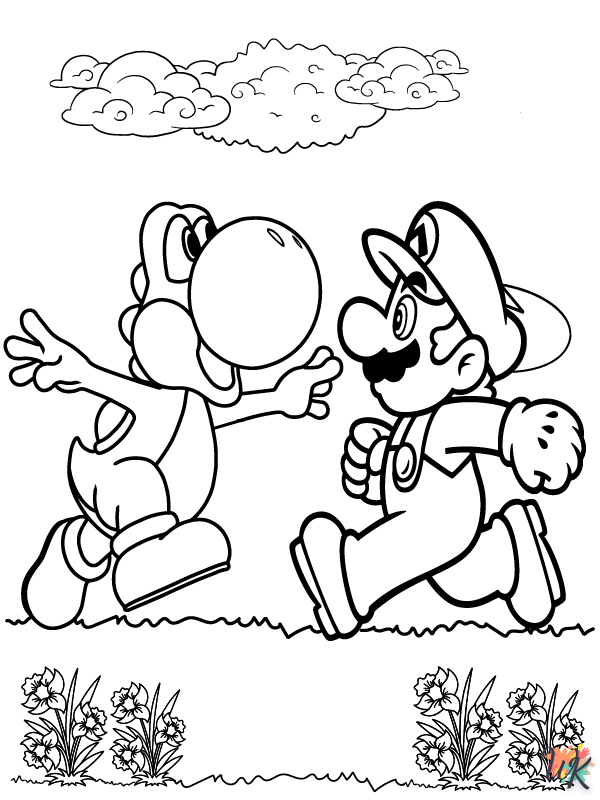 Yoshi kleurplaten12