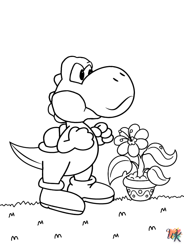 Yoshi kleurplaten13