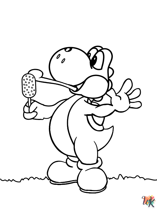Yoshi kleurplaten14