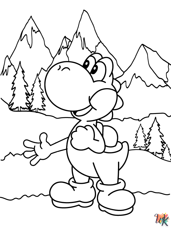 Yoshi kleurplaten18