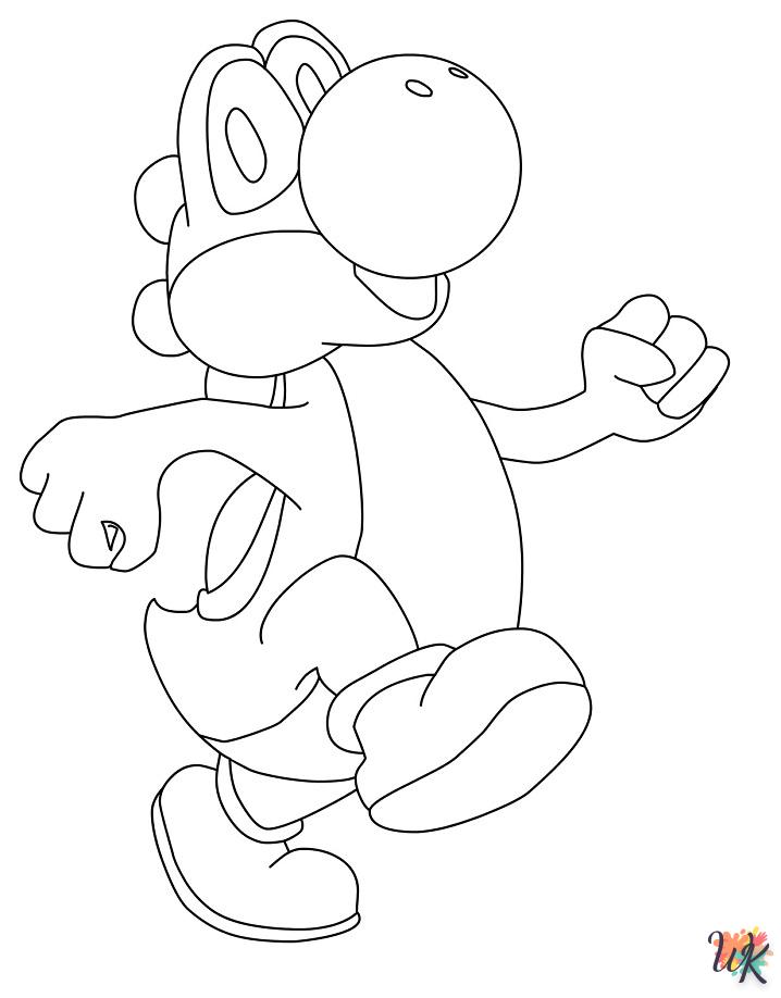 Yoshi kleurplaten2