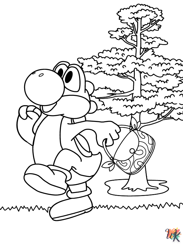 Yoshi kleurplaten6