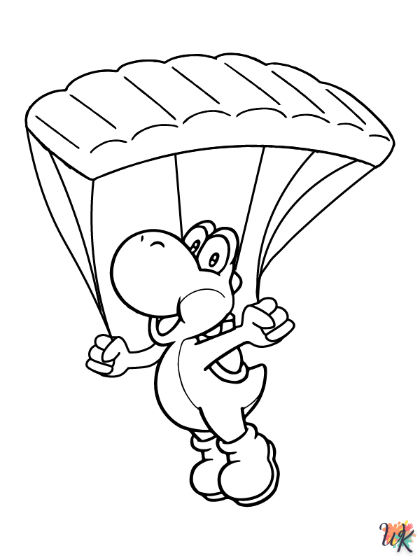 Yoshi kleurplaten7