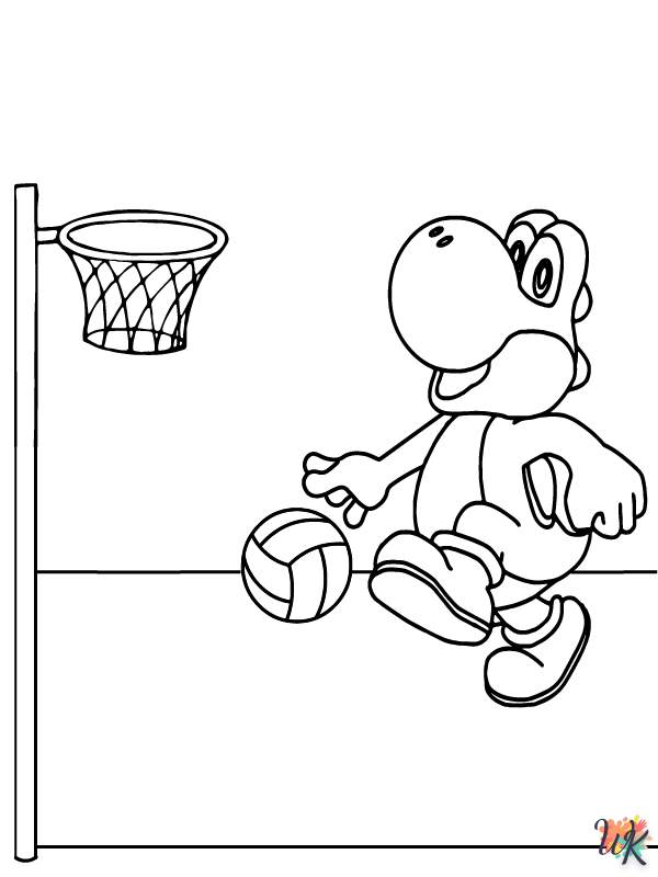 Yoshi kleurplaten8