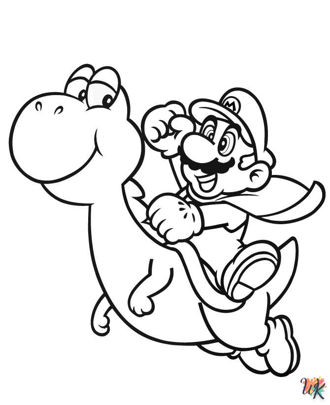 Yoshi kleurplaten9