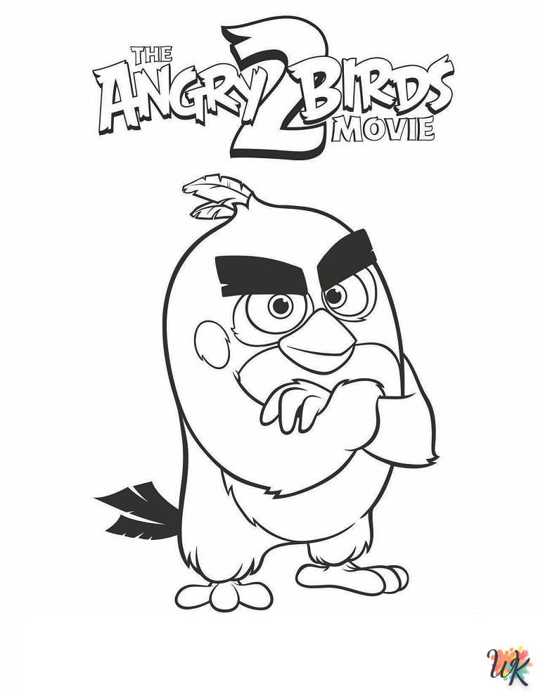 Angry Birds kleurplaten12